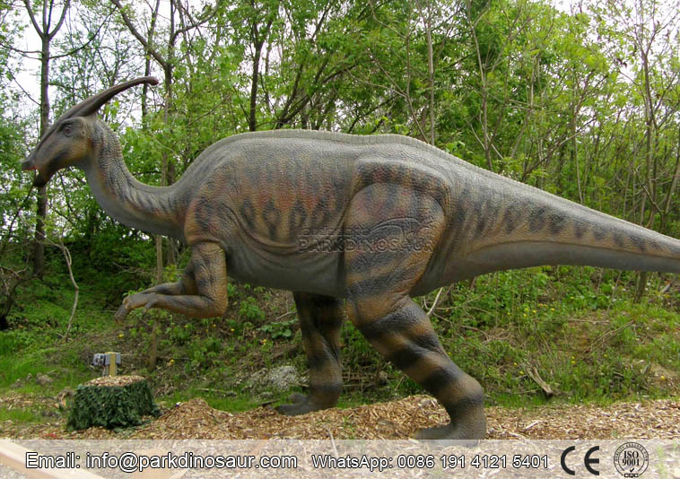 Dinosaurios tamaño natural Parasaurolophus en vent